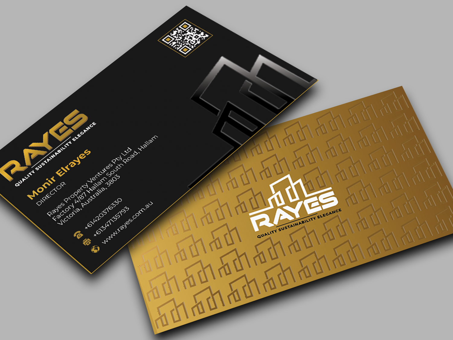 Diseño de Tarjeta de Presentación por Innovative Graphix para Rayes Pty Ltd | Diseño #33063158