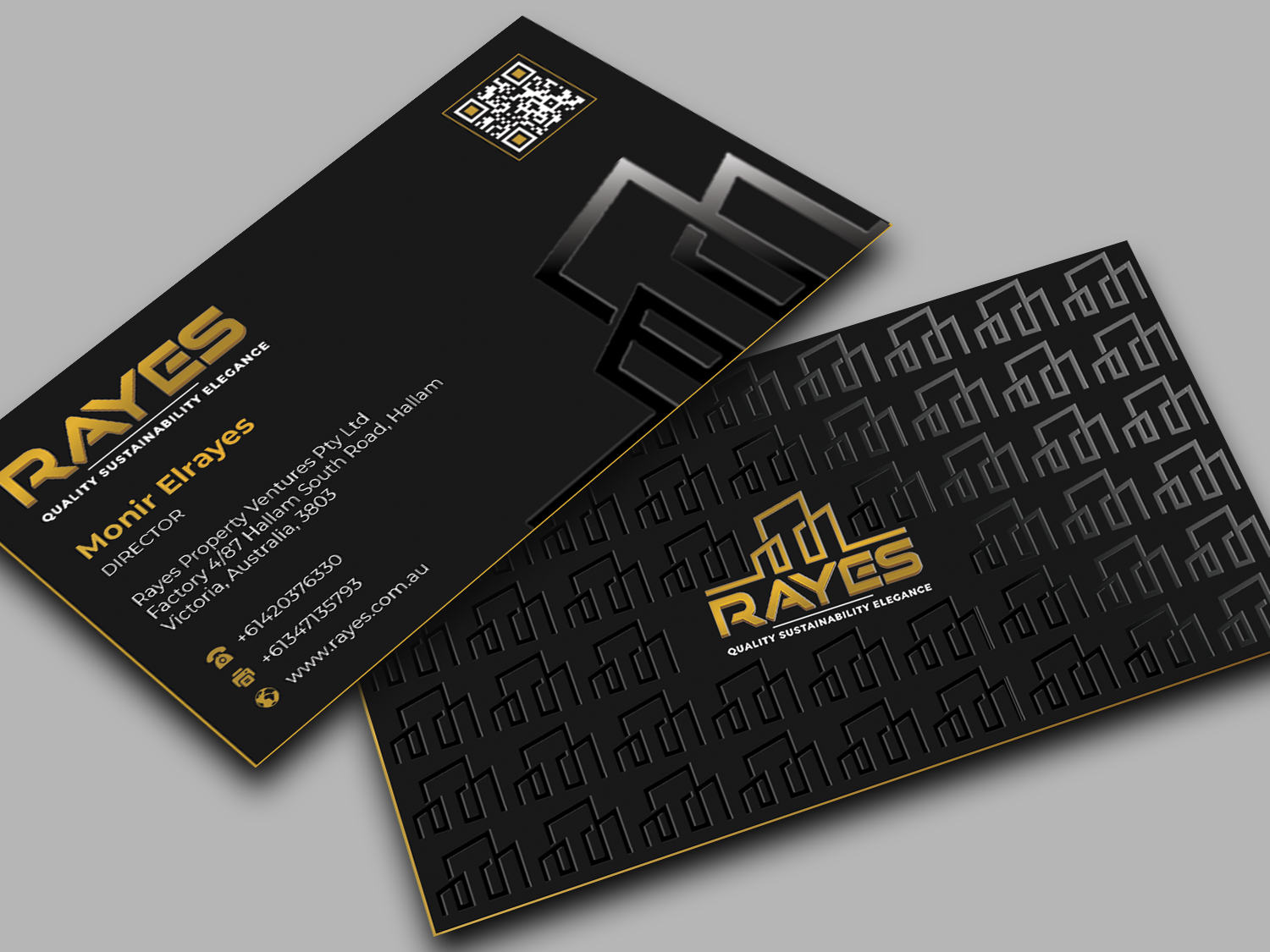 Diseño de Tarjeta de Presentación por Innovative Graphix para Rayes Pty Ltd | Diseño #33063159