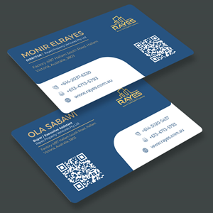 Business Card Design by LENTERA DESIGN 2 for Rayes Pty Ltd | Design: #33059368
