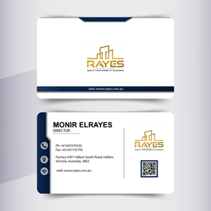 Business Card Design by Hamza  Al-Muttalib
