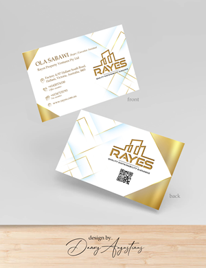 Visitenkarten-Design von Danny Augustinus, S.Des für Rayes Pty Ltd | Design #33045431