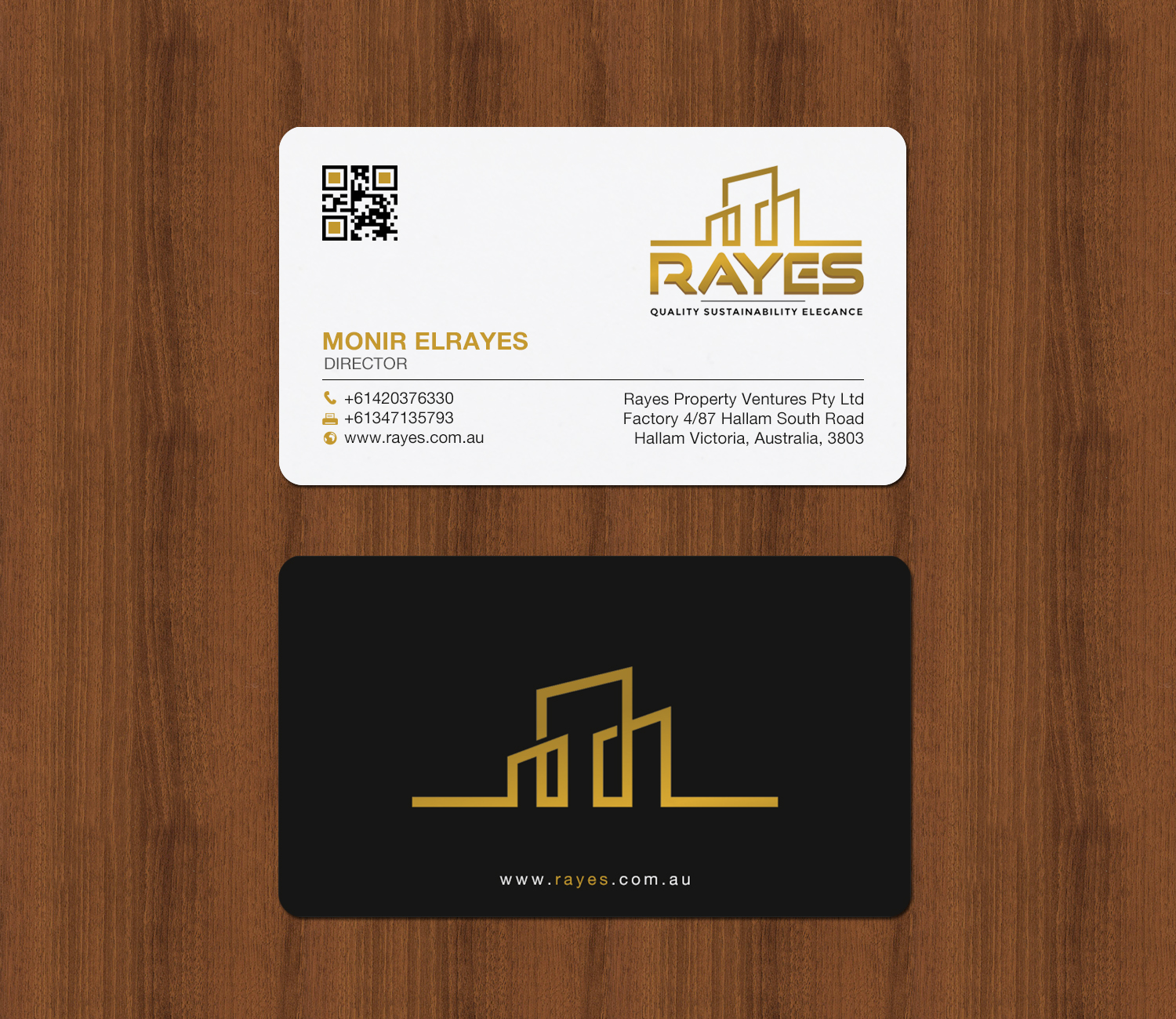 Design de Carte de Visite par Brand aid pour Rayes Pty Ltd | Design #33066037