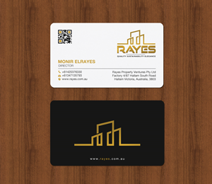 Design de Carte de Visite par Brand aid pour Rayes Pty Ltd | Design : #33066037