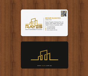 Design de Carte de Visite par Brand aid pour Rayes Pty Ltd | Design : #33066039
