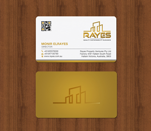 Design de Carte de Visite par Brand aid pour Rayes Pty Ltd | Design : #33066040