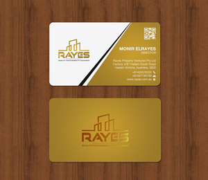 Design de Carte de Visite par Brand aid pour Rayes Pty Ltd | Design : #33066045