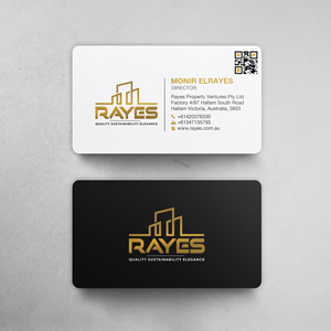 Design de Carte de Visite par Brand aid pour Rayes Pty Ltd | Design : #33066230