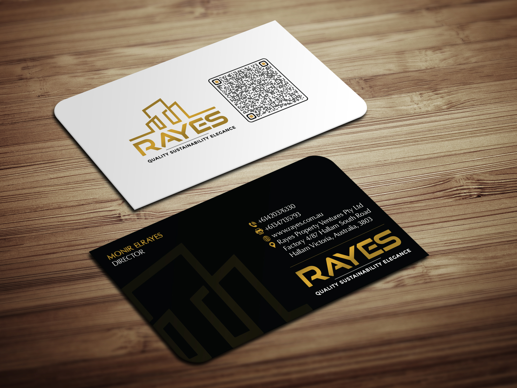 Business Card Design by Magic of Art for Rayes Pty Ltd | Design #33045595
