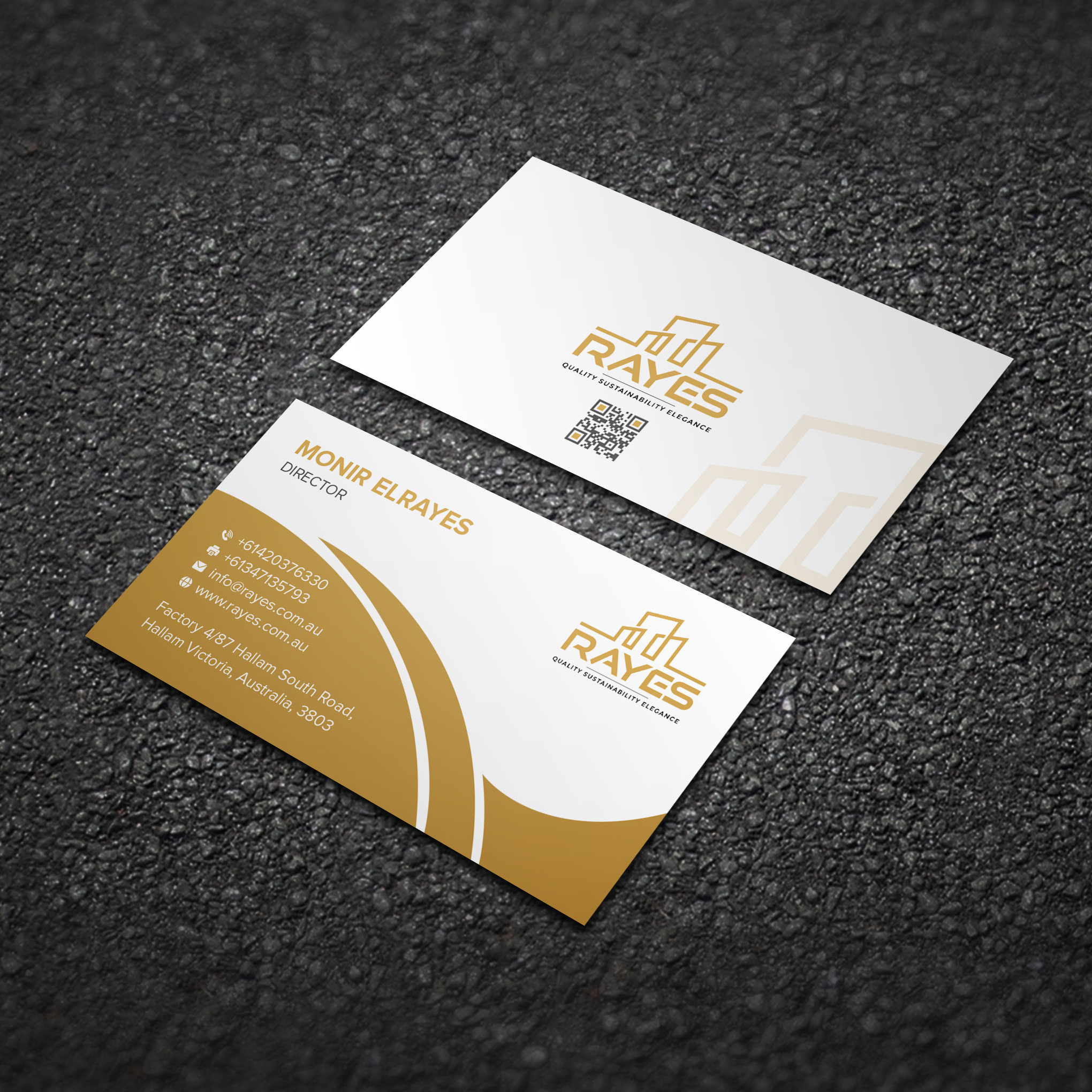 Business Card Design by Bikash Das for Rayes Pty Ltd | Design #33066652