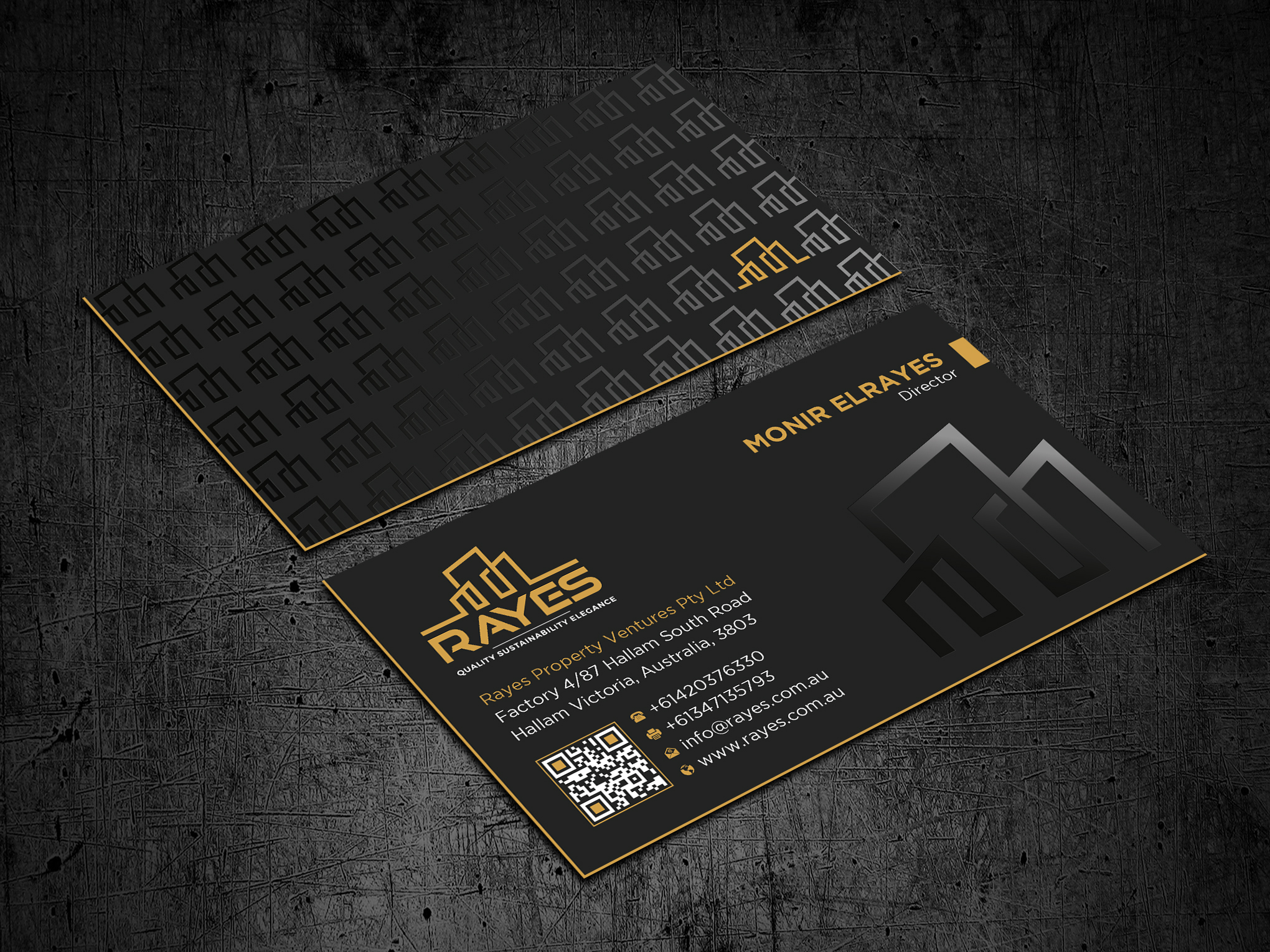 Design de Carte de Visite par Uttom 2 pour Rayes Pty Ltd | Design #33050695