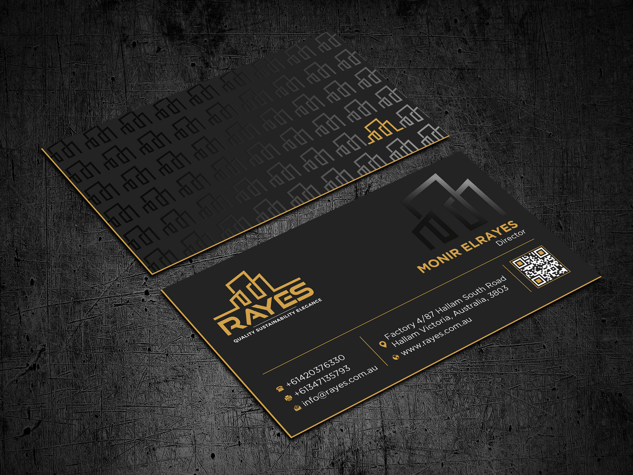 Design de Carte de Visite par Uttom 2 pour Rayes Pty Ltd | Design #33050703