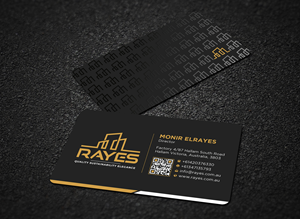 Design de Carte de Visite par Uttom 2 pour Rayes Pty Ltd | Design : #33050726