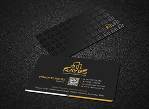 Design de Carte de Visite par Uttom 2 pour Rayes Pty Ltd | Design : #33050728