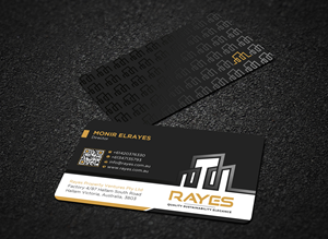 Design de Carte de Visite par Uttom 2 pour Rayes Pty Ltd | Design : #33050729