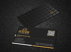 Design de Carte de Visite par Uttom 2 pour Rayes Pty Ltd | Design : #33050730