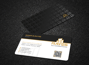 Design de Carte de Visite par Uttom 2 pour Rayes Pty Ltd | Design : #33050741
