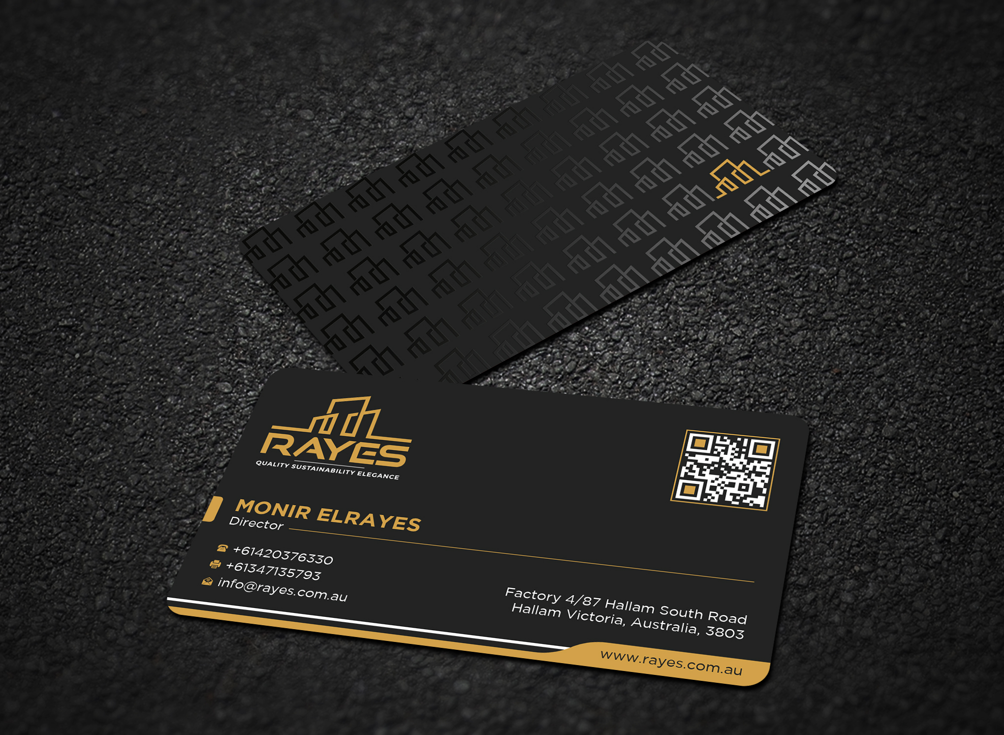 Design de Carte de Visite par Uttom 2 pour Rayes Pty Ltd | Design #33050743