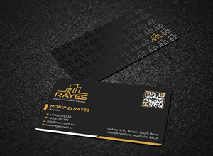 Design de Carte de Visite par Uttom 2 pour Rayes Pty Ltd | Design : #33050745