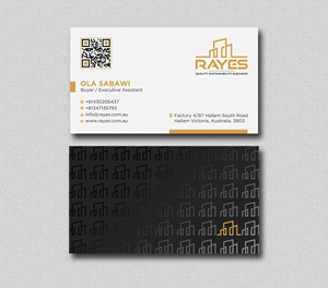Diseño de Tarjeta de Presentación por Uttom 2 para Rayes Pty Ltd | Diseño: #33079563