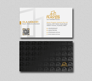 Diseño de Tarjeta de Presentación por Uttom 2 para Rayes Pty Ltd | Diseño: #33079570