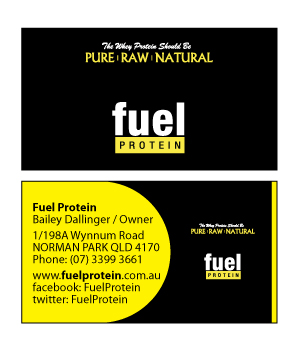 Diseño de Tarjeta de Presentación por homegraphic para Fuel Protein | Diseño #3128630