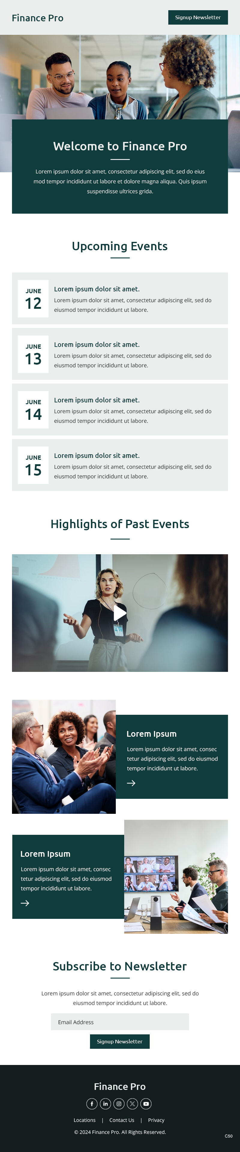 Newsletter Design by pb for Thrivent | Design #33053498