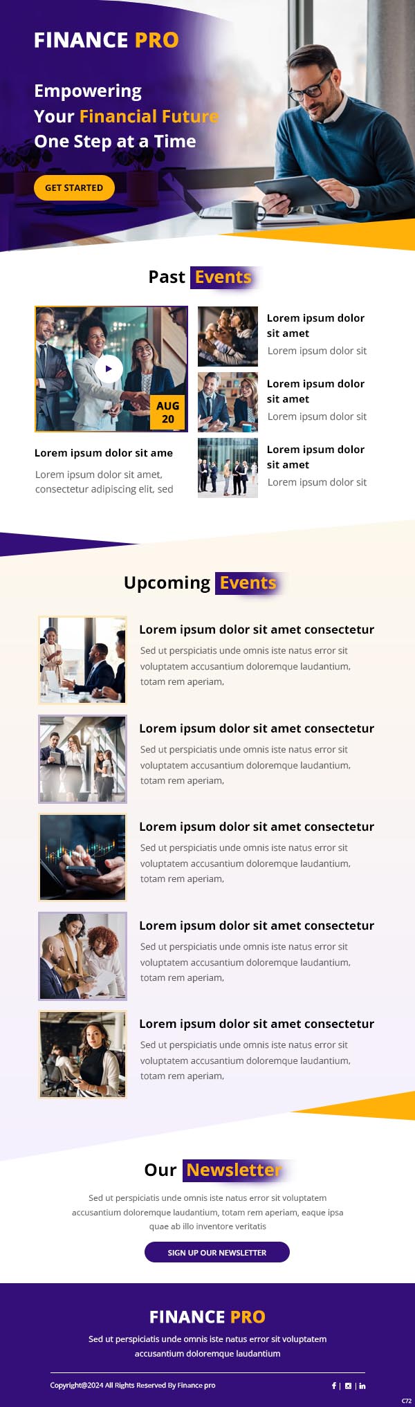 Newsletter Design by pb for Thrivent | Design #33053505