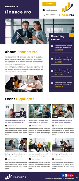 Newsletter Design by pb for Thrivent | Design: #33053506