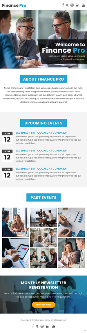 Newsletter Design by pb for Thrivent | Design: #33053511