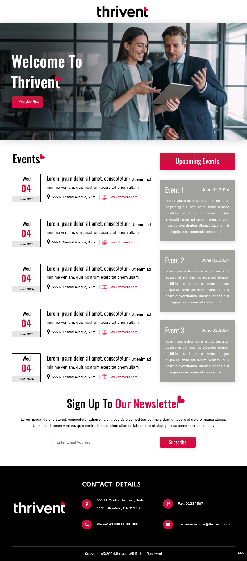 Newsletter Design by pb for Thrivent | Design #33067597