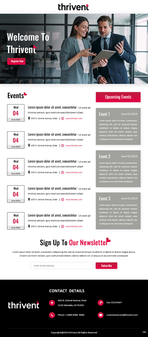 Newsletter Design by pb for Thrivent | Design: #33067597