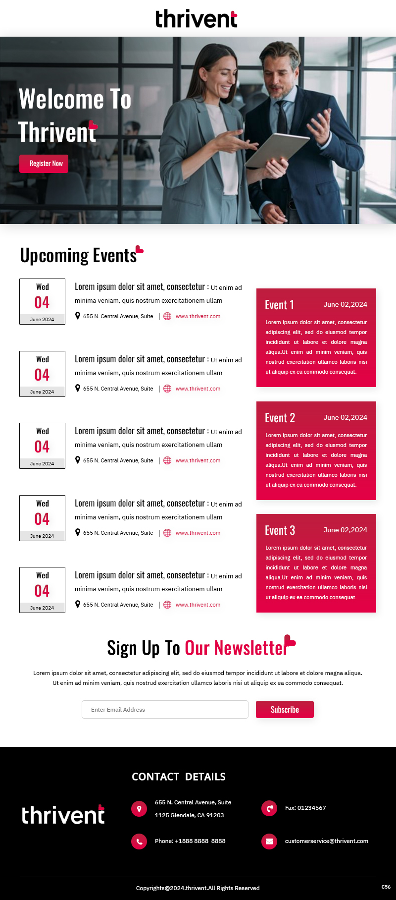 Newsletter Design by pb for Thrivent | Design #33074215