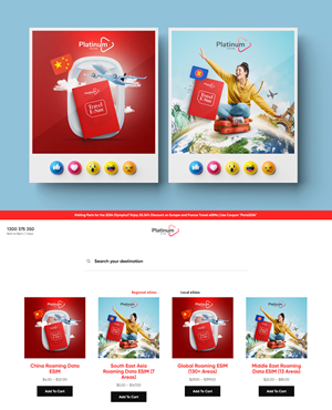 Graphic Design by Graphic Guy for Platinum Telecom | Design: #33050404