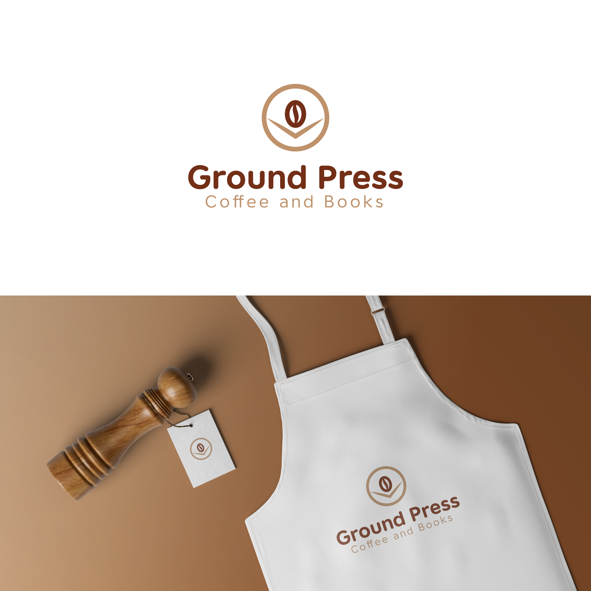 Logo Design by Adnan Bhatti for Ground Press  | Design #33048255