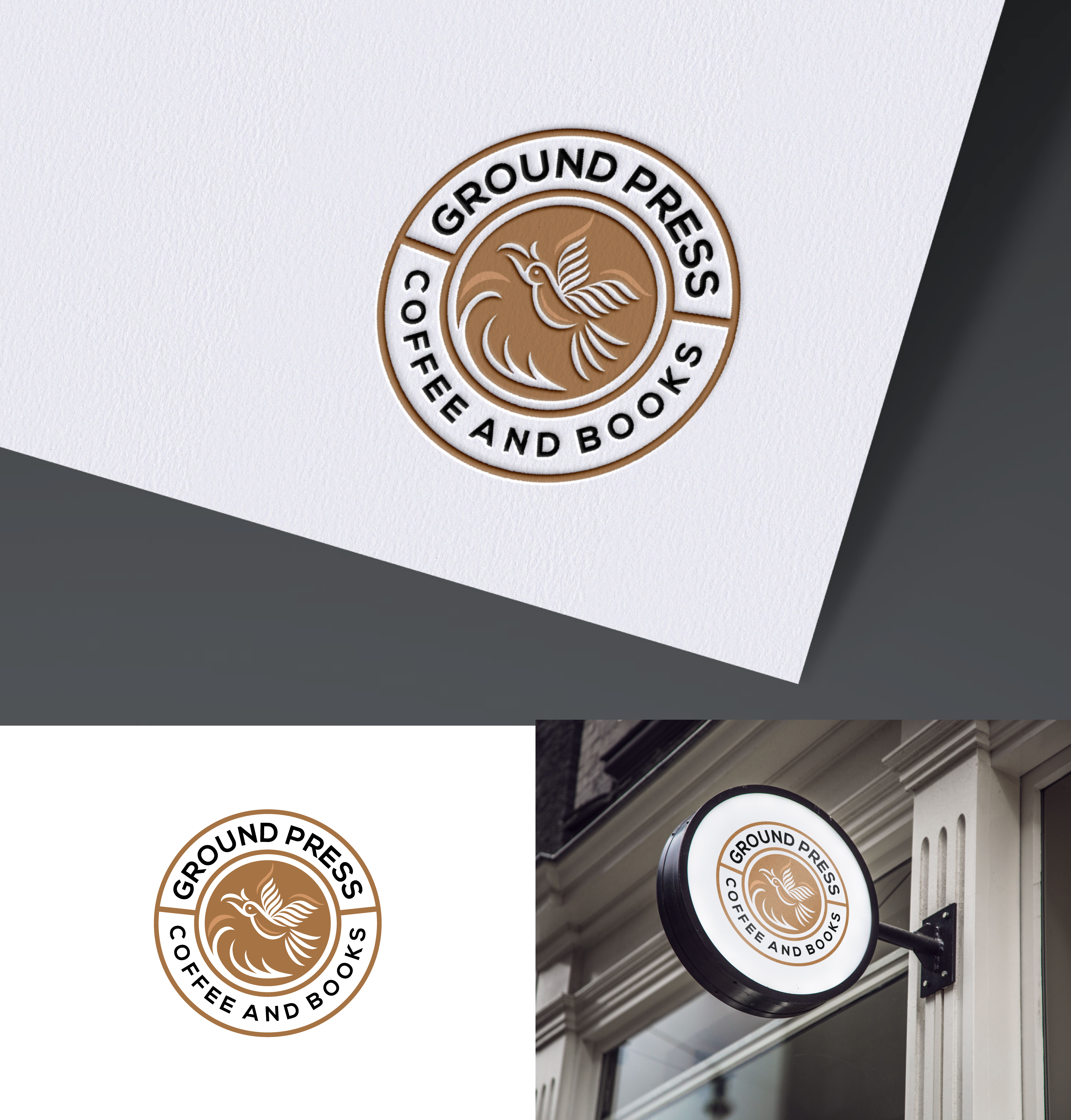 Logo Design by Arindam.Design for Ground Press  | Design #33049387