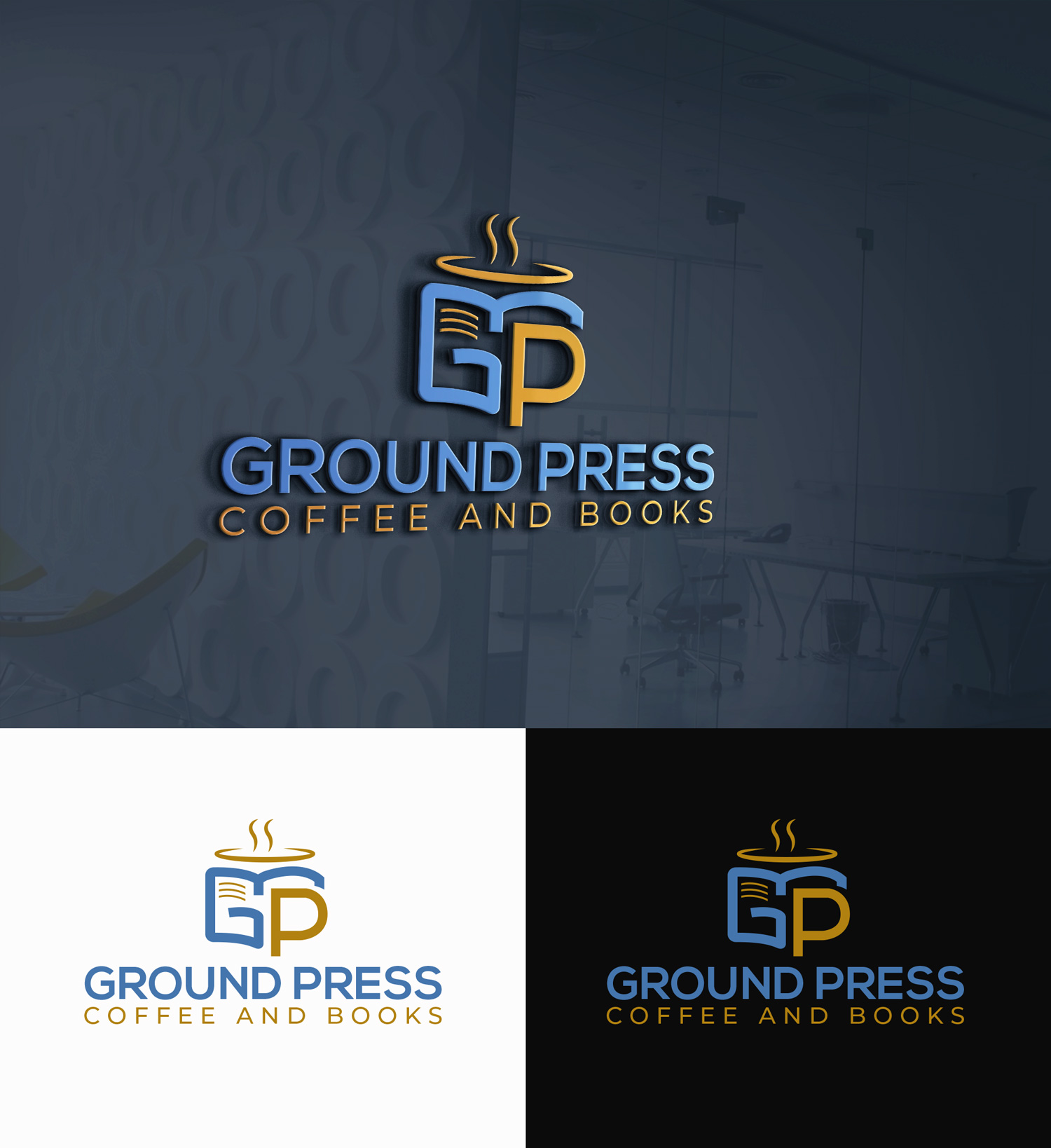 Logo Design by M Art & Design for Ground Press  | Design #33048066