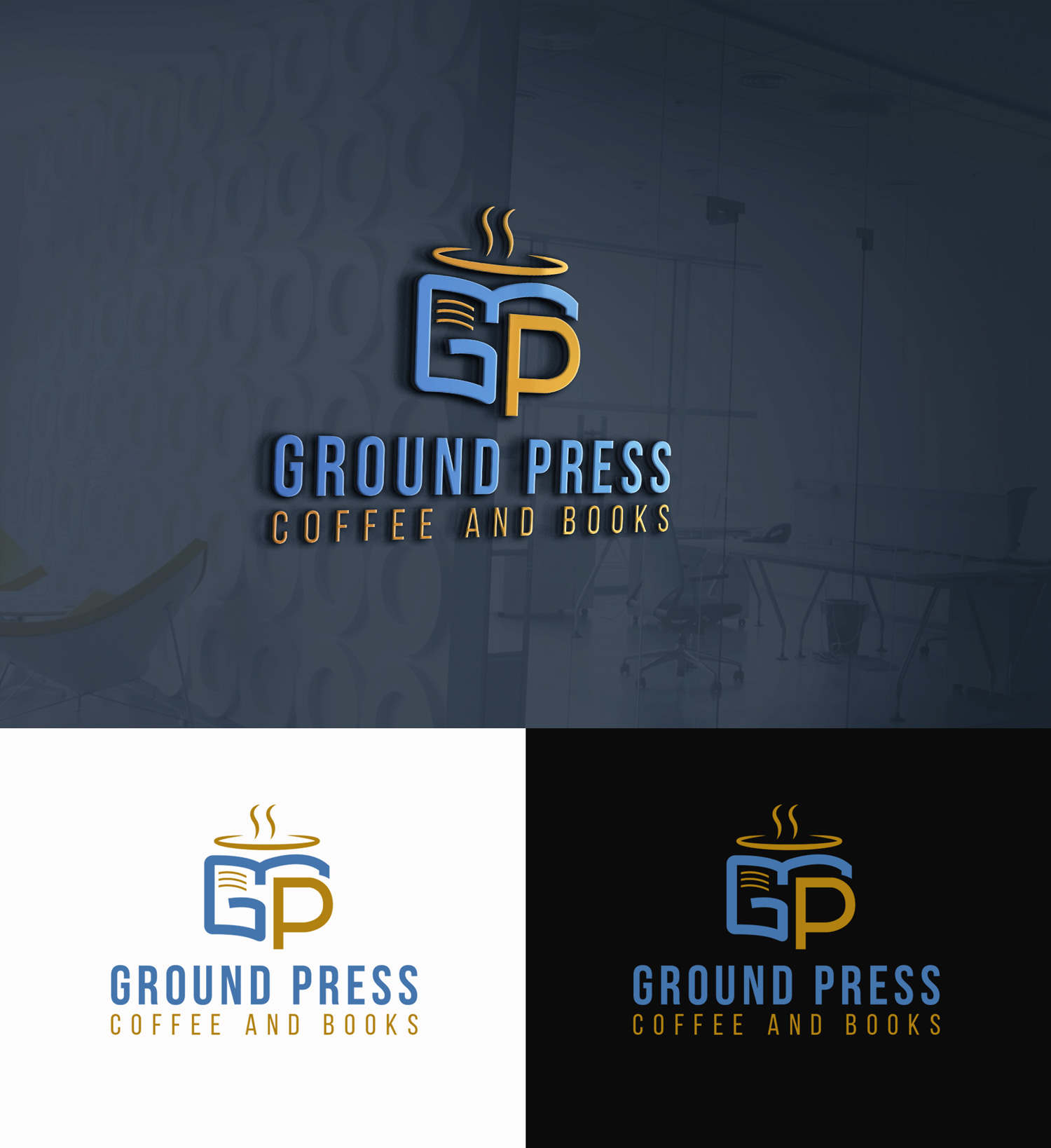 Diseño de Logo por M Art & Design para Ground Press  | Diseño #33048092