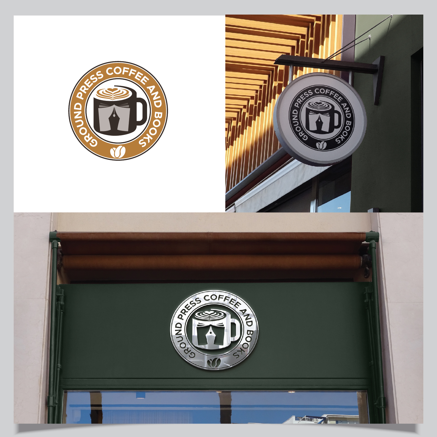 Logo Design by creativeoutline for Ground Press  | Design #33054891