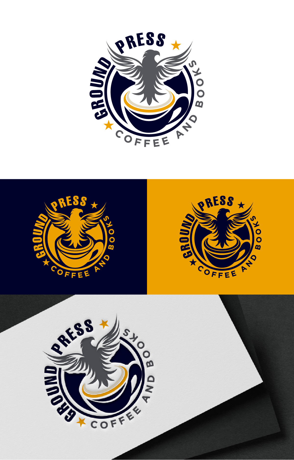 Logo Design by fly  design for Ground Press  | Design #33062442