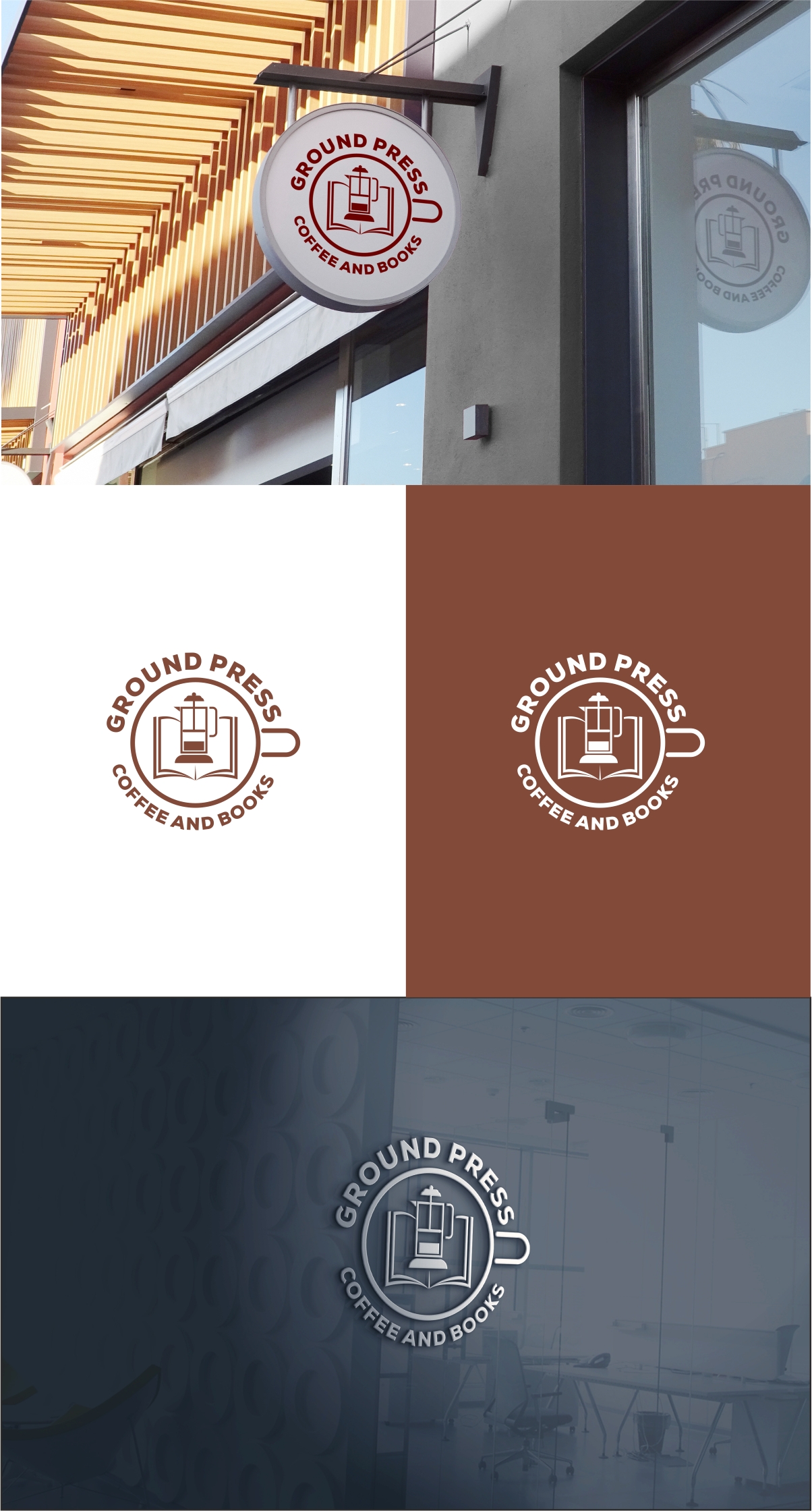 Logo Design by Dave Paresh for Ground Press  | Design #33055591