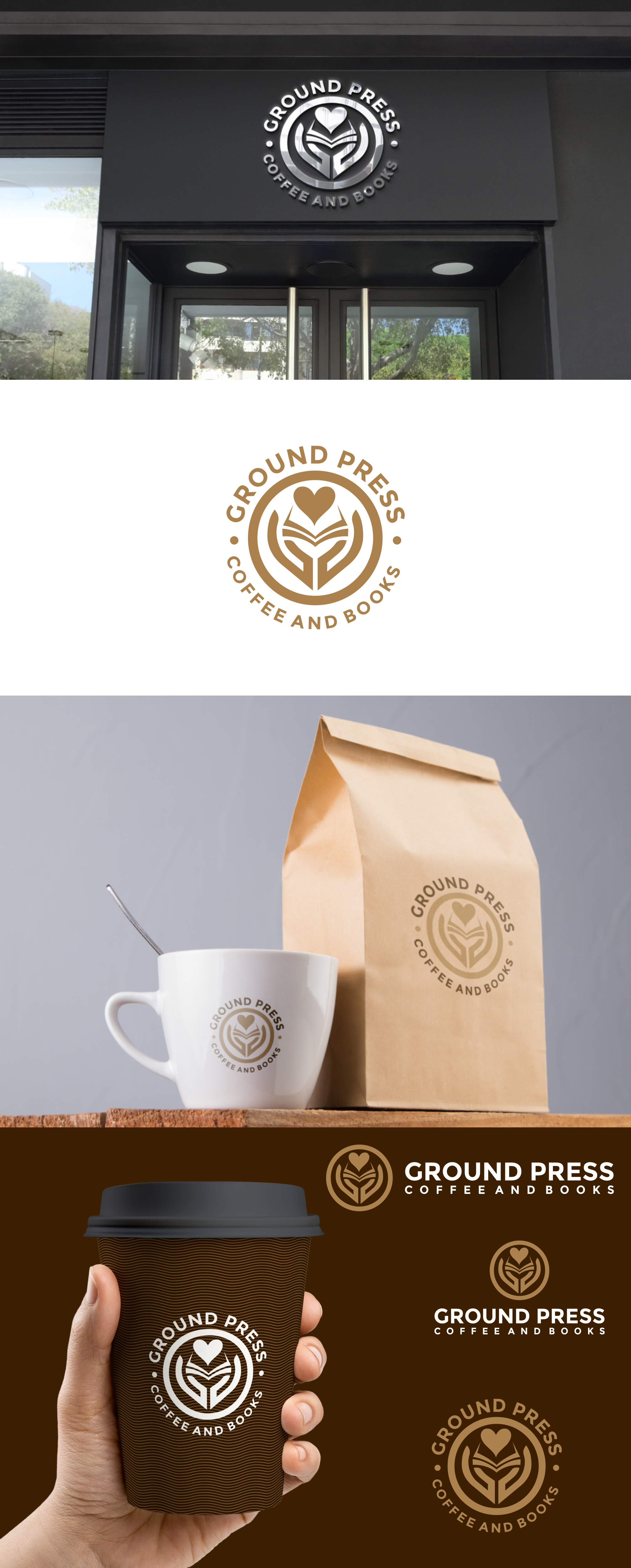 Logo Design by fatiyadesign for Ground Press  | Design #33057138