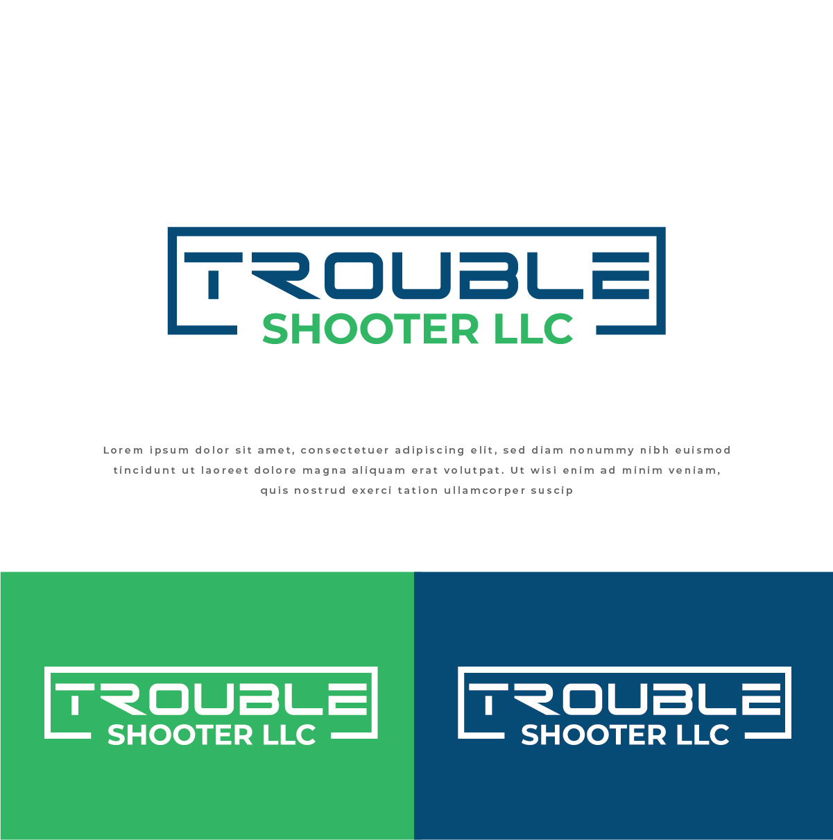 Logo Design by 99 Art.. for Trouble Shooter LLC | Design #33051103
