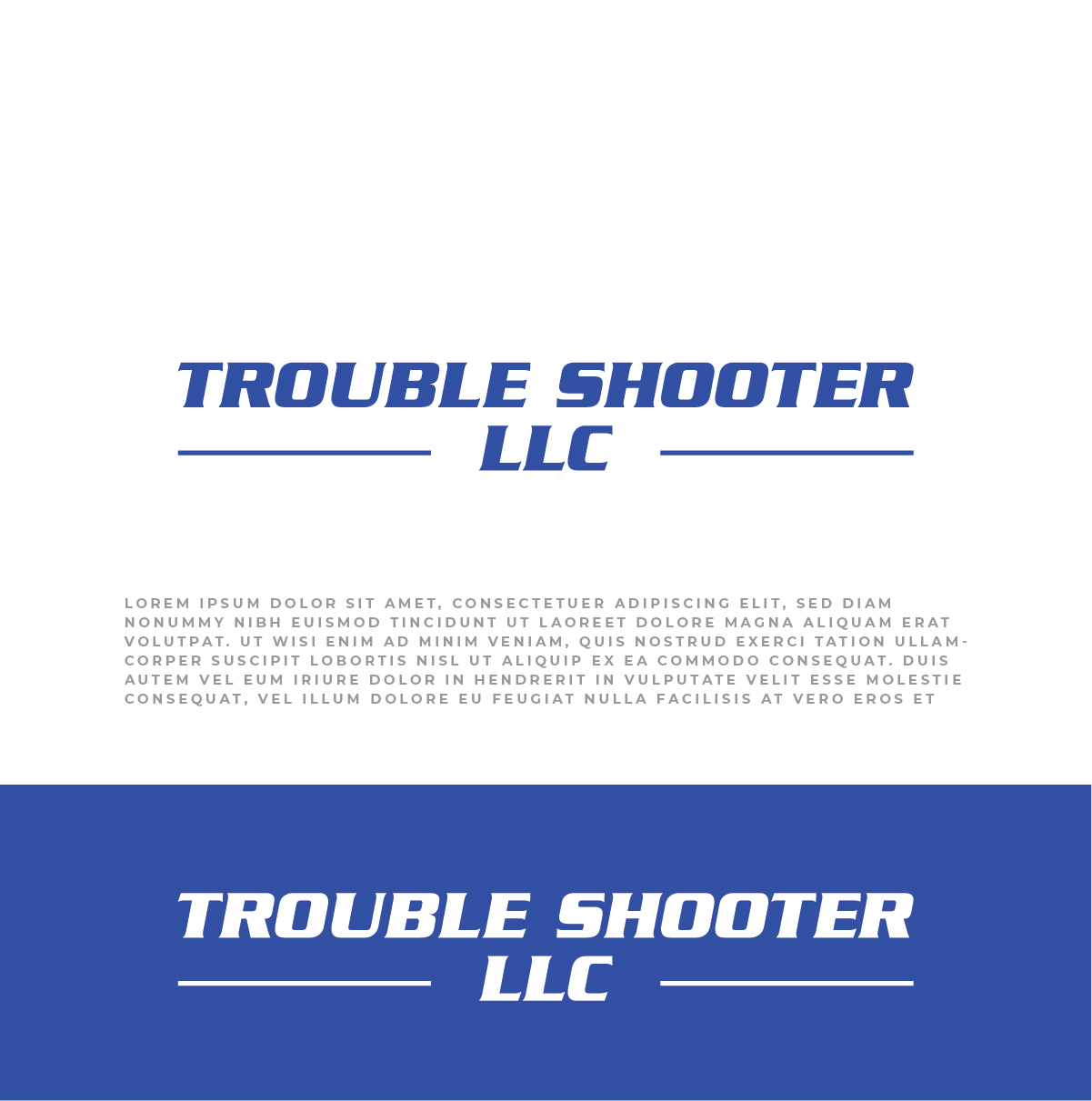 Diseño de Logo por 99 Art.. para Trouble Shooter LLC | Diseño #33051253
