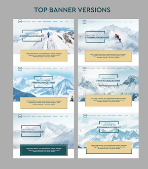 Web Design par Blue Sparrow pour frohmanagement | Design : #33070520