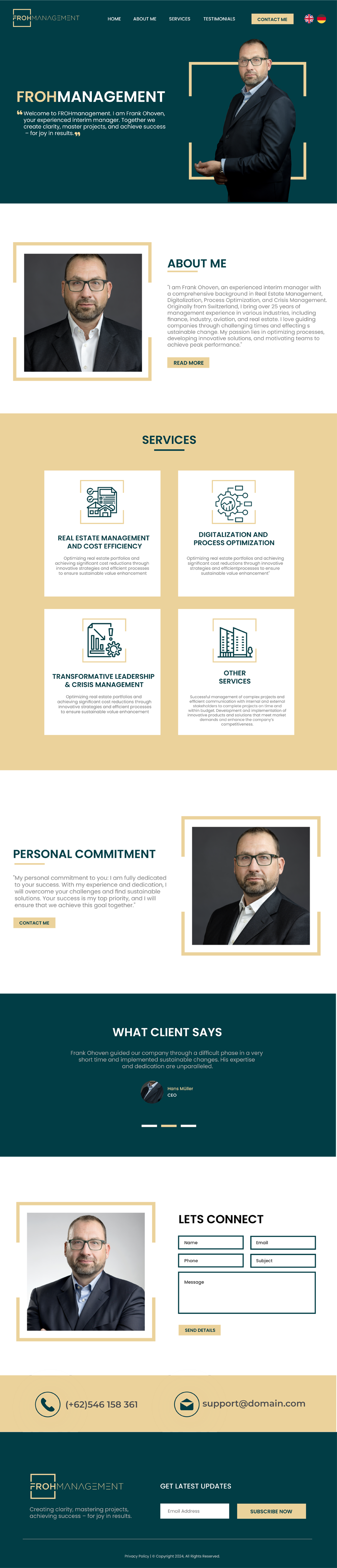 Web-Design von WahDesign für frohmanagement | Design #33070253