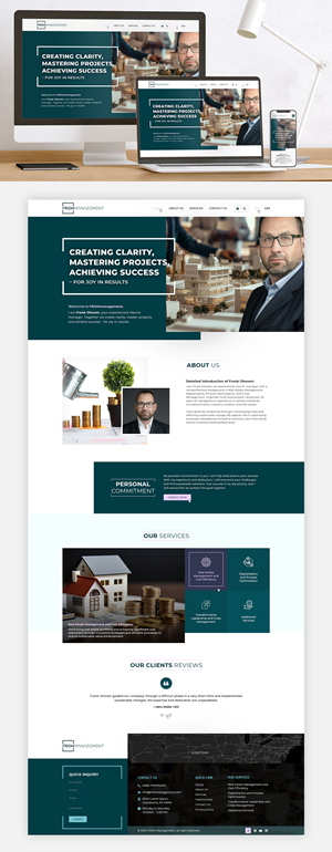 Web Design par Ved Web Services pour frohmanagement | Design : #33066330