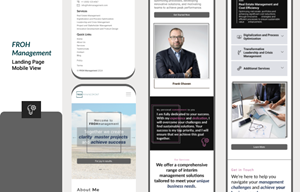 Web Design par Taufik H pour frohmanagement | Design : #33077168