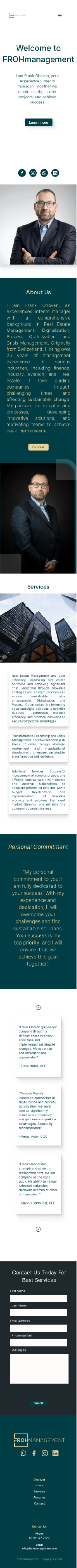 Web-Design von Taufik H für frohmanagement | Design #33083438