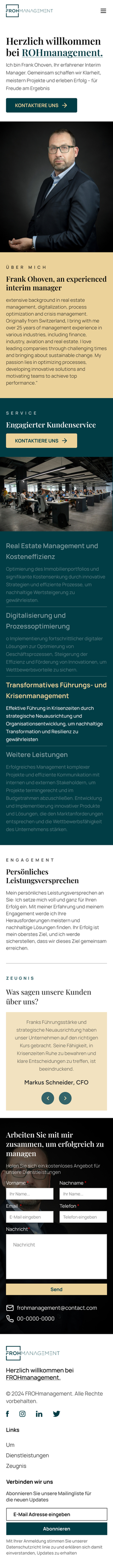 Web Design par Taufik H pour frohmanagement | Design : #33083471