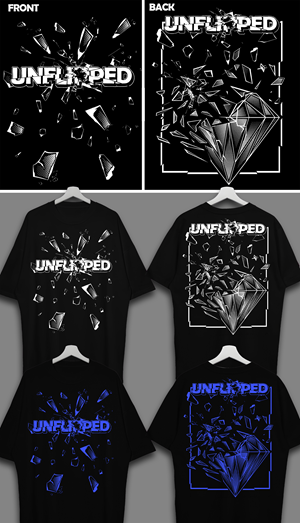 Screen print Shattered perspective